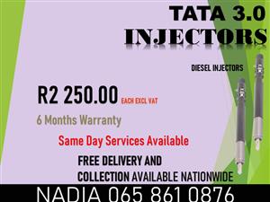 3.0 TATA DIESEL INJECTORS FOR SALE NATIONWIDE