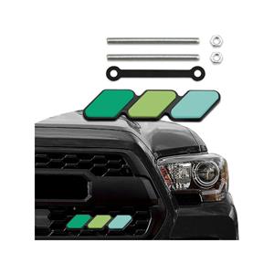 TRD Tri Colour Grille Badge (Green/Green/Blue)