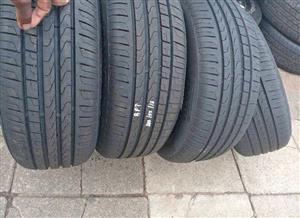 4 X 205/55/16 Pirelli runflat tyres almost new