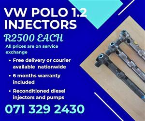 VW POLO 1.2 INJECTORS FOR SALE WITH WARRANTY