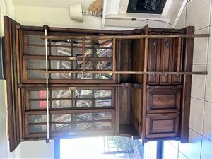 Antique library cabinets 