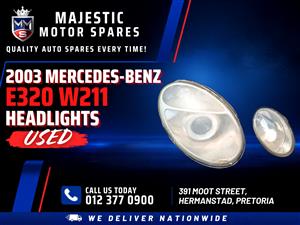 2003 Mercedes-Benz E320 W211 Headlights for Sale – Used