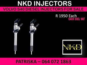 VOLVO S40 DIESLE INJECTORS FOR SALE