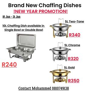 Brand New Chaffing Dishes