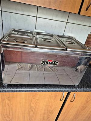 Vulcan Bain Marie, a stainless steel commercial food warmer