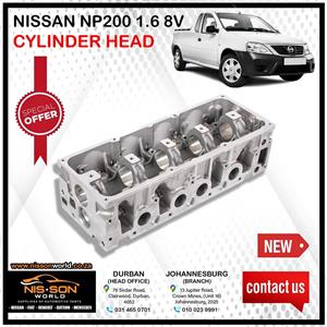NISSAN NP200 1.6 8V CYLINDER HEAD