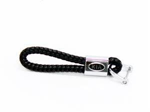 Kia Leather Braided Design Keyring