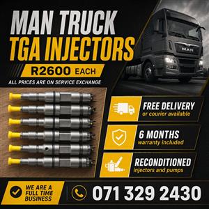 MAN TRUCK INJECTORS FOR SALE WITH WARRANTY 