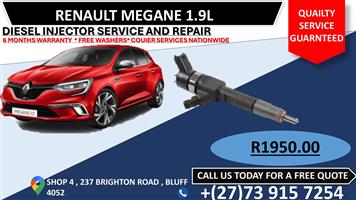 Renault Megane 1.9L Diesel Injectors 
