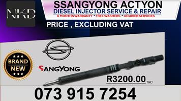 Ssangyong Actyon (Brand New) Diesel Injectors 