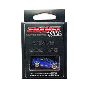 BMW G80 M3 Blue - Die-Cast Enamel Keychain