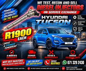 HYUNDAI TUCSON INJECTORS FOR SALE WITH WARRANTY 