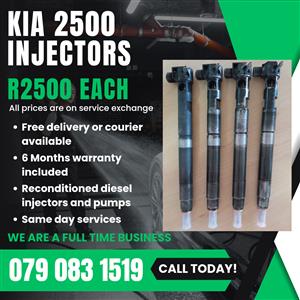 KIA 2500 2.5 INJECTORS FOR SALE WITH WARRANTY 