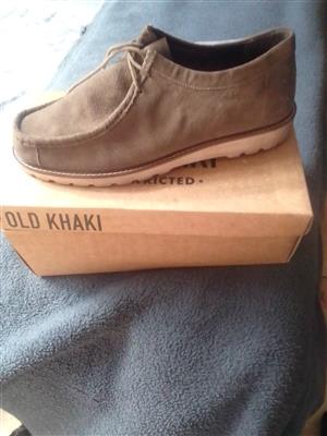 Old Khaki Casuals Size 11,  asking price 