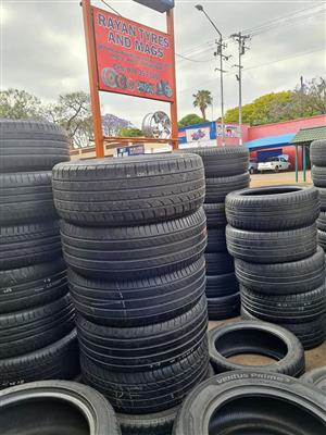 Used/second hand tyres and mags