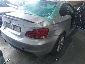 Bmw 135 engine starts , accident damaged