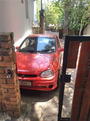 1998 opel corsa 1.3i papers license up to date to swop for a bakkie.pretoria nor