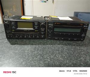 Original old school Toyota car radios