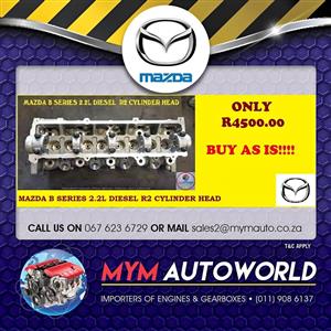 MAZDA B SERIES 2.2L DIESEL R2 CYLINDER HEAD