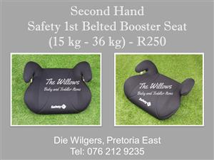 Second Hand Safety 1st Group 2 - 3 Non Isofix Booster Seat (15 kg - 36 kg)