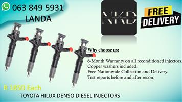 TOYOTA HILUX DIESEL INJECTORS FOR SALE IN PRETORIA NORTH GAUTENG 