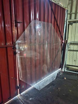 Glass dining room table top