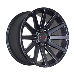 18″ A-Line Dare 6/139 Satin black Alloy Wheels