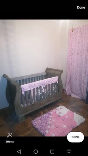 Sleigh cot for sale