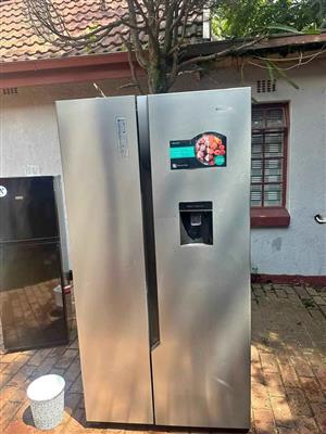 Hisense 514LT S Door Fridge SS H670SS-WD