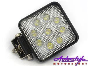 Universal 11x11cm Square 9 Led Spot Lamp