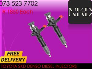 Toyota 2KD Denso Diesel injectors 