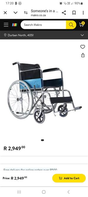 Wheel chair new condition 