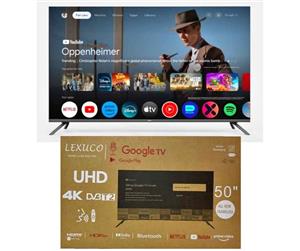 50" Google Frameless Smart Android 4K UHD TV,  New with warranty and FREE DELIVERY