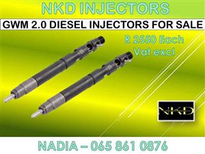 GWM 2.0 diesel injectors for sale