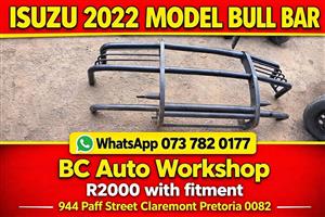 Isuzu 2022 model bull bar  with fitment