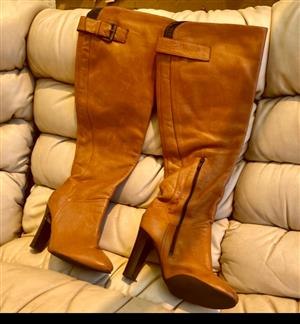 Designer Europa Art Leather Boots