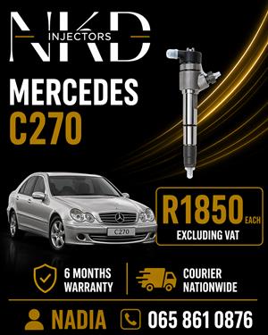 DIESEL INJECTORS FOR SALE FOR MERCEDES C270 WITH TEST REPORT