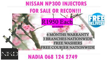 NISSAN NP300 DIESEL INJECTORS FOR SALE NATIONWIDE