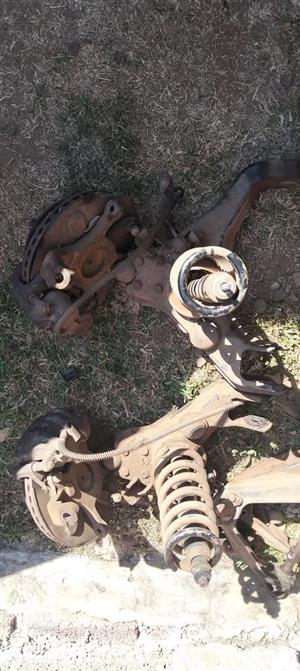 Mahindra scorpio SUV front suspension left and right