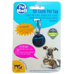  	Pet identification tag qr code