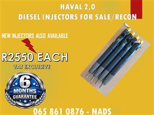 HAVAL 2.0 DELPHI DIESEL INJECTORS FOR SALE OR TO RECON NATIONWIDE