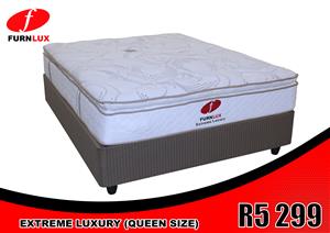 MATTRESS AND BASE EXTREME LUXURY BED BRAND NEW !!!!!! FOR ONLY R5 299