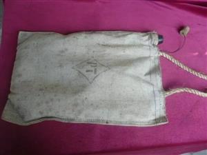 Vintage South African Post office canvas water re hydratio bag with
