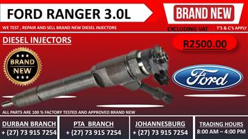 Ford Ranger 3.0L (BRAND NEW) Diesel Injectors 