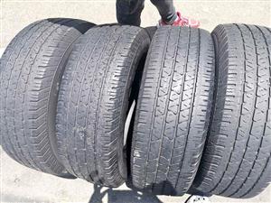 4 X 255/70/16 continental XL bakkie tyres for a Ford ranger for sell