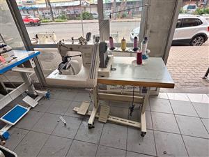 3 needle feed off the arm for denims