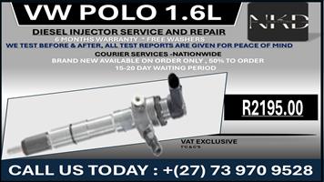 Vw Polo 1.6L Diesel Injectors 