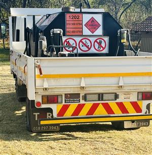 ISUZU NPR 400 TRUCK WITH DIESEL TANKER AND MACHINERY