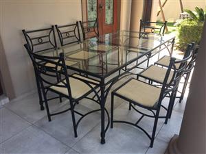 Patio Set Wetherlys Steel Aluminium Frame Table With 10mm Safety