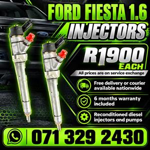 FORD FIESTA 1.6 INJECTORS FOR SALE WITH WARRANTY 